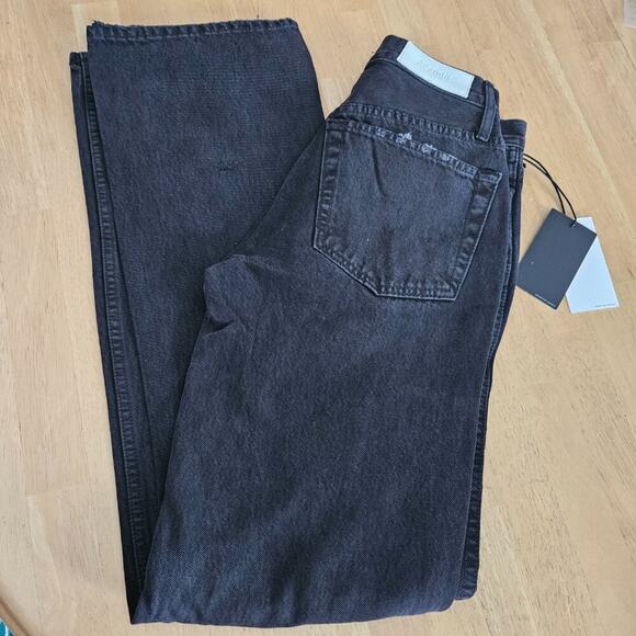 RE/DONE Originals High Rise Loose Jeans - Washed Black - sz 23 - NWT - Picture 11 of 11